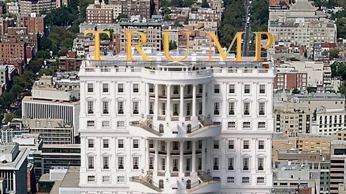 Spanischer Fotograf modelliert Weißes Haus à la Trump